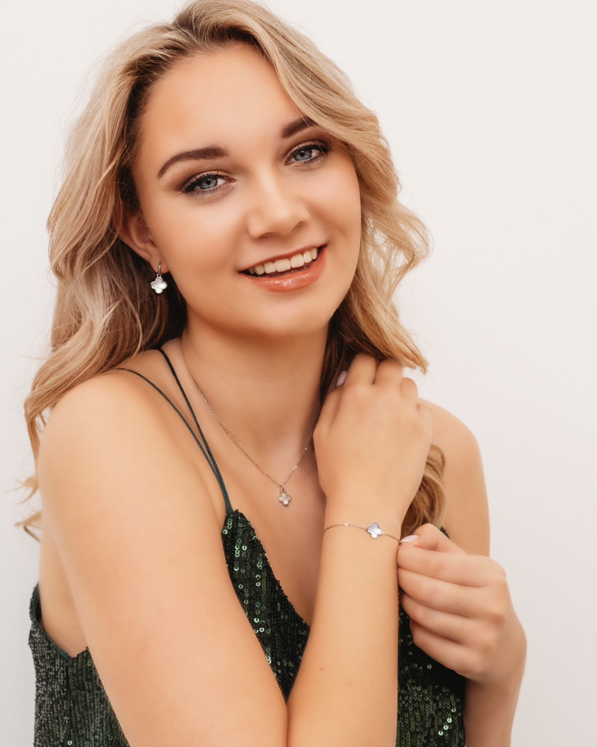 Luxury Clover armband