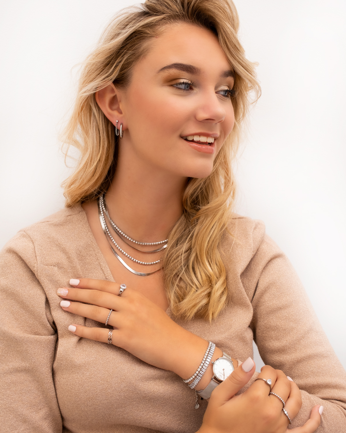 Tennis necklace