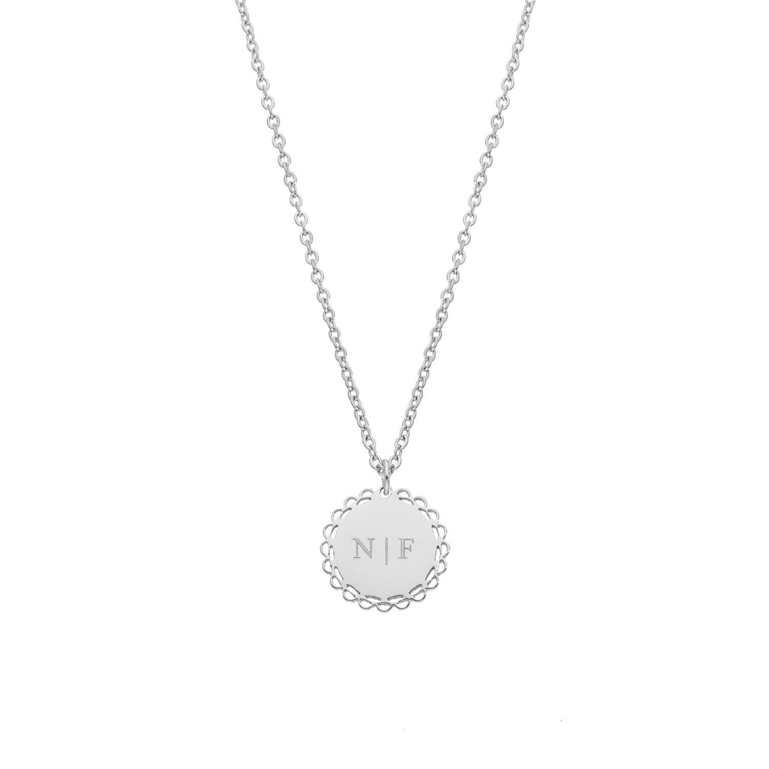 Vintage initial ketting