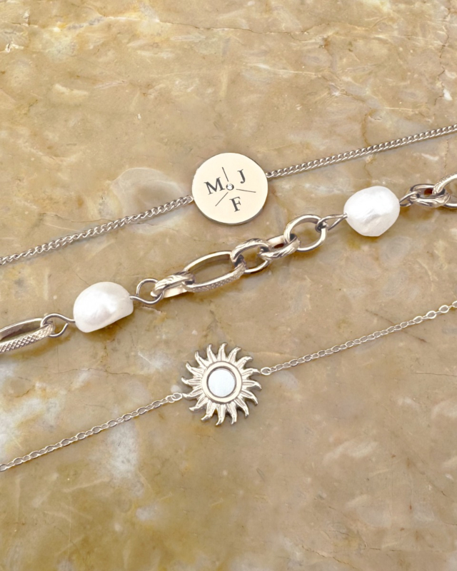 Zilveren armbanden mix