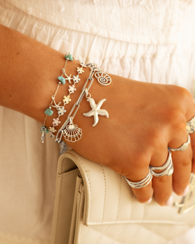 Zilveren armparty zomer