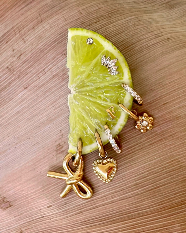 Gouden earparty lemon