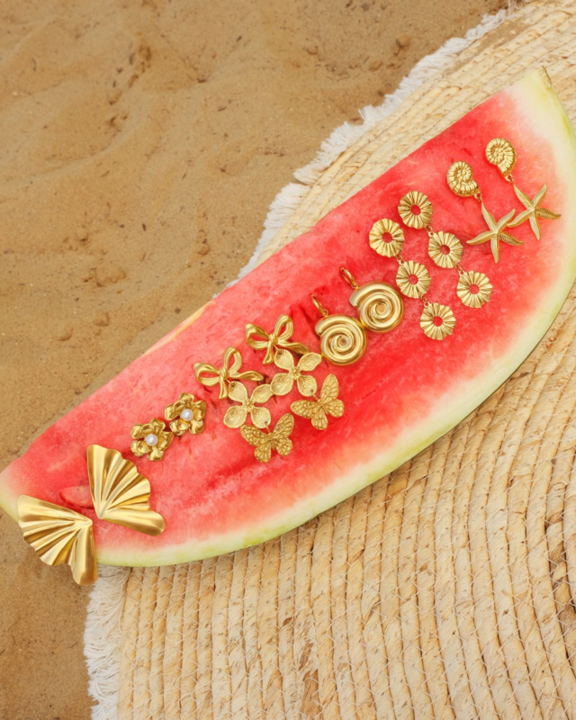 Gouden oorbellen mix