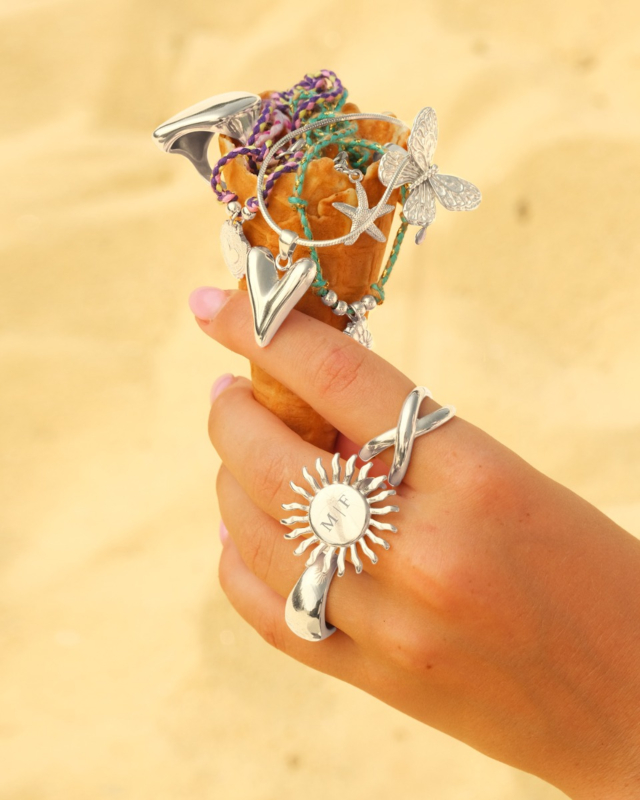 Zilveren sieraden mix ijsje