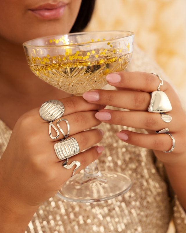 Ring met golven