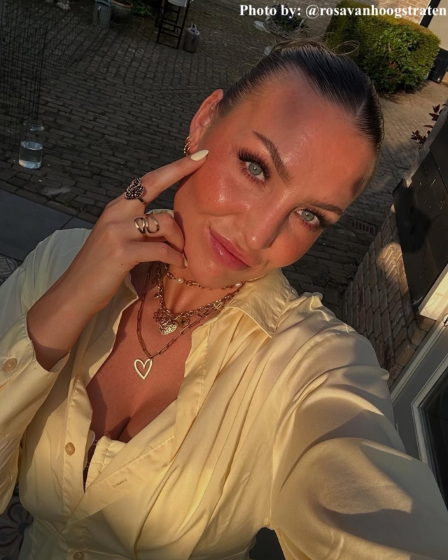 Influencer hartjes bedel ketting.