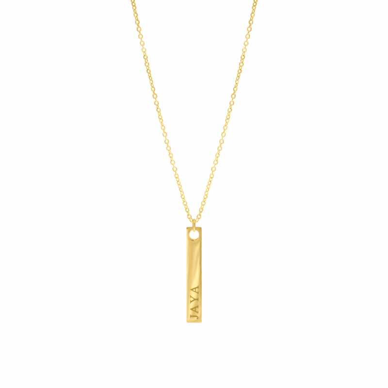 Naamketting Bar Goud