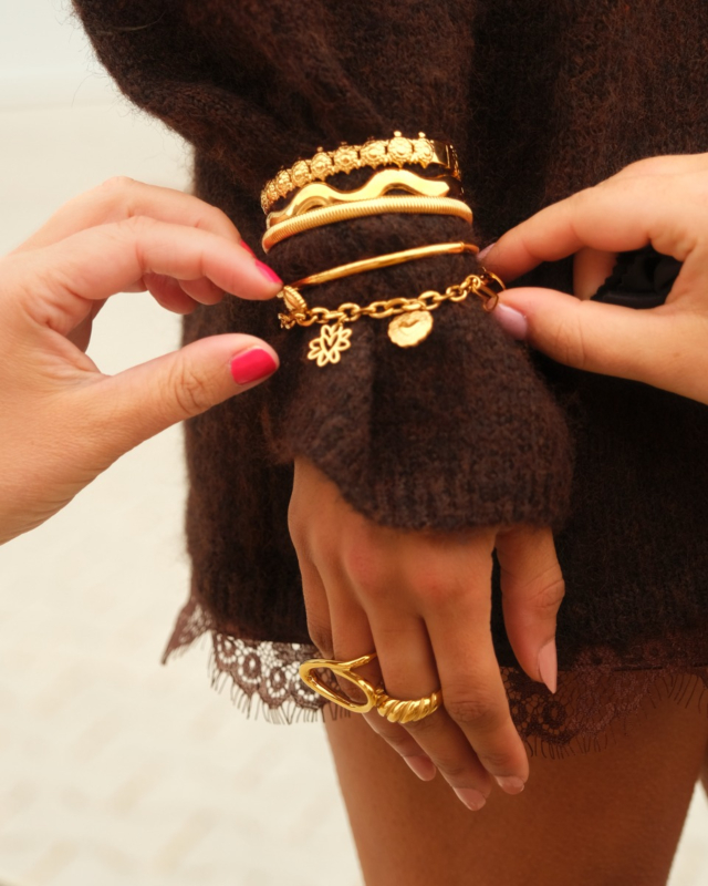 Gouden statement ringen