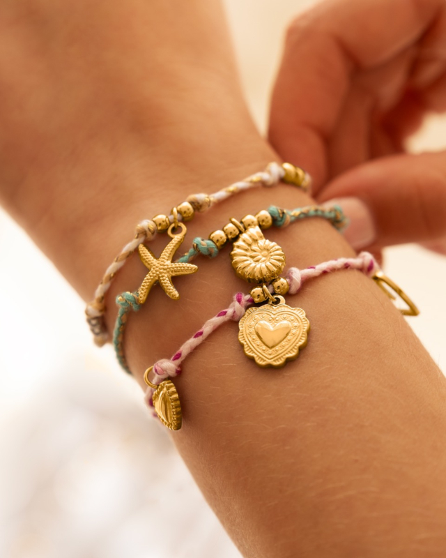 Touw armbandjes mix