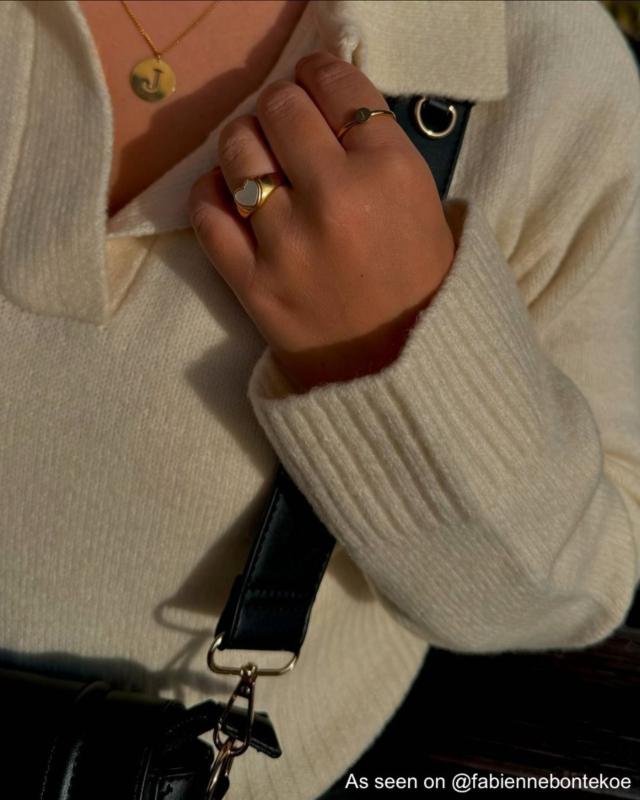 Influencer met finaste sieraden