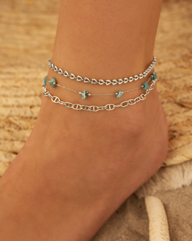 zilveren enkelbandjes