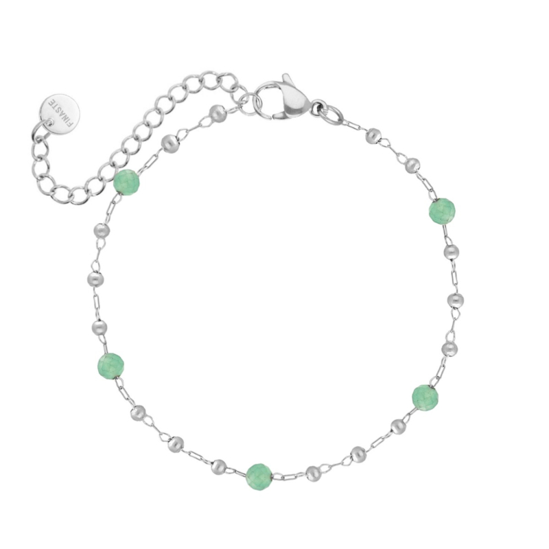 Enkelbandje bolletjes groen