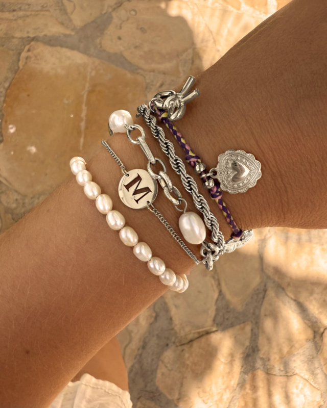 zilveren armbanden combinatie