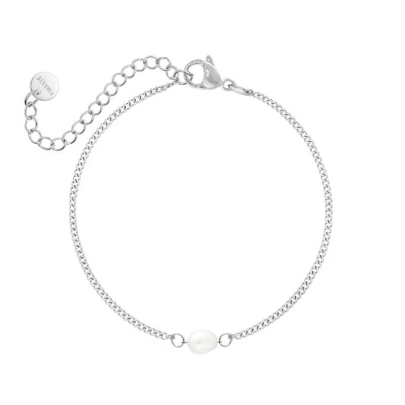 Minimalistische parel armband