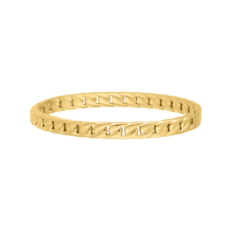 Chain bangle goudkleurig