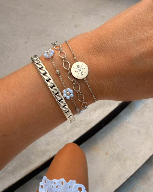 Bangle armparty zilver