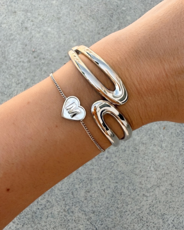 Zilveren armparty zomers