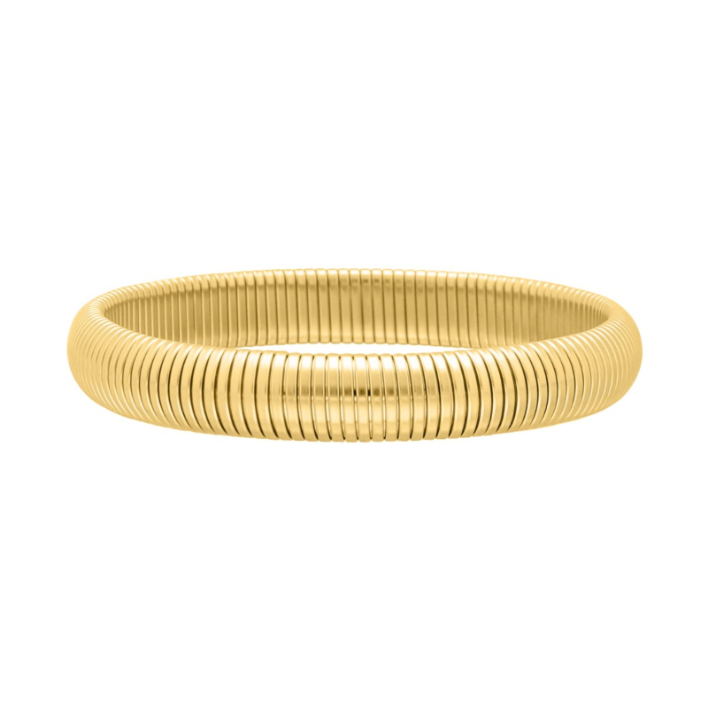 Stretch bangle medium goudkleurig
