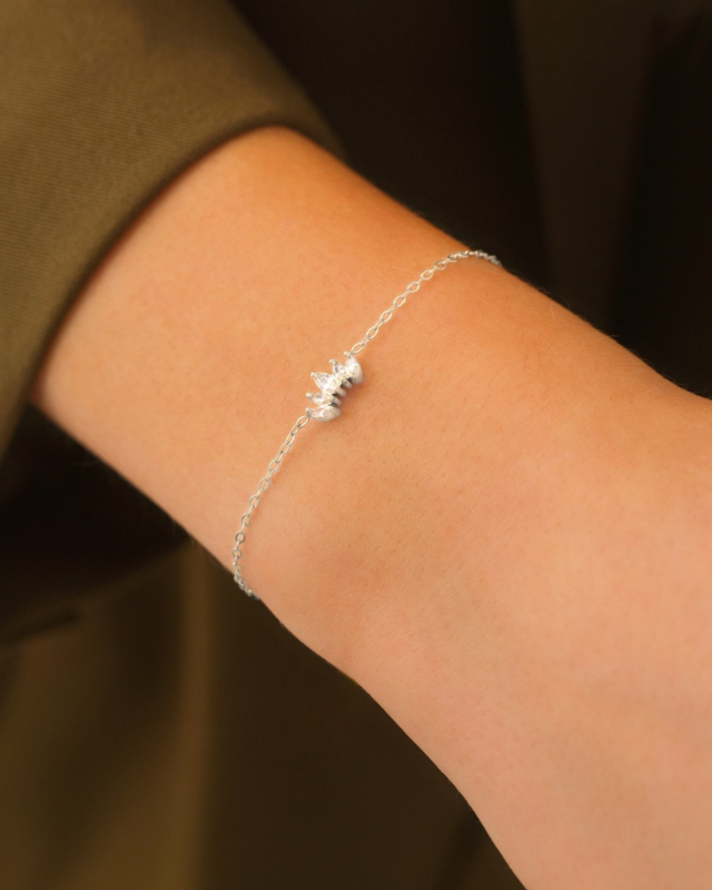 zilveren sparkle armband