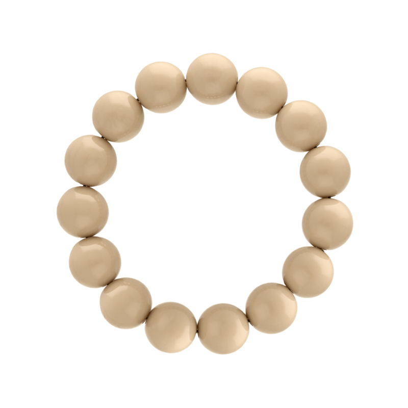 Kralen armband beige