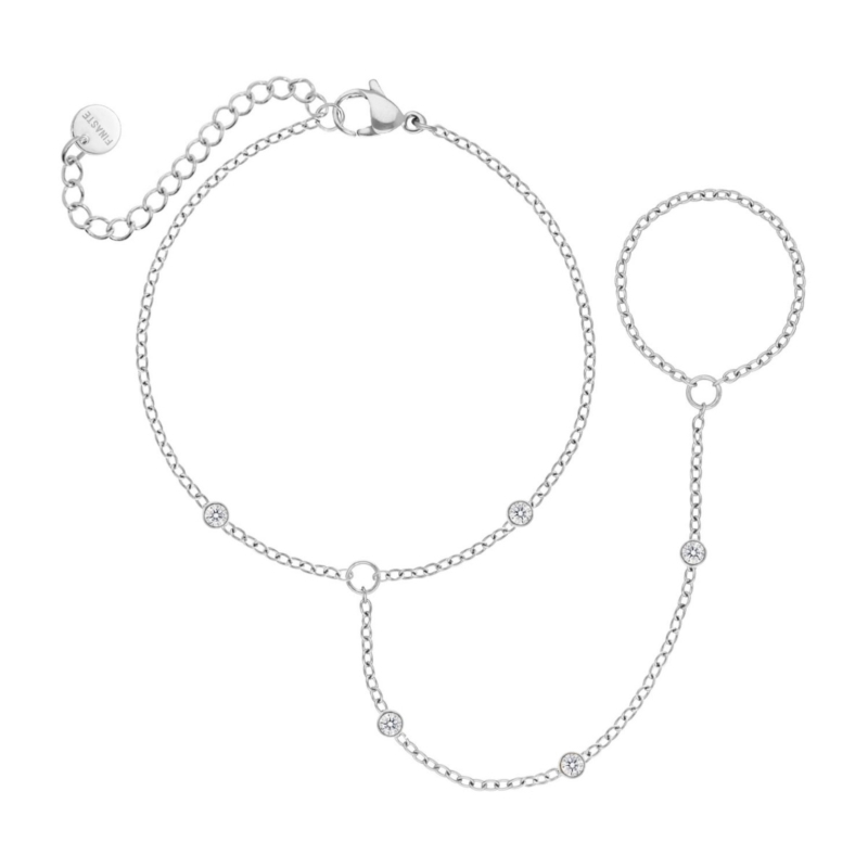 Hand chain ronde steentjes