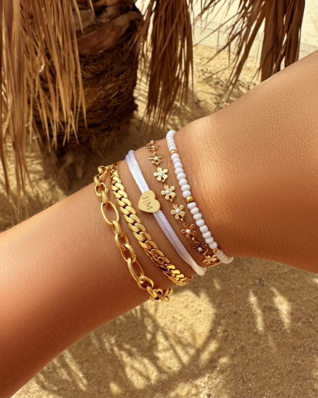 Armparty goud en wit
