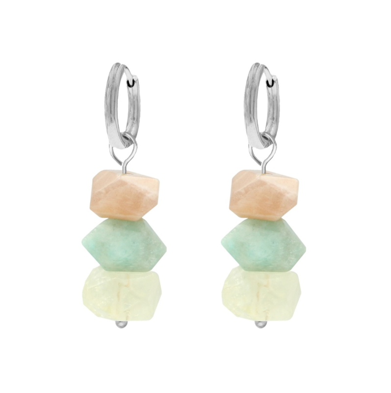 Oorringetjes met gemstones