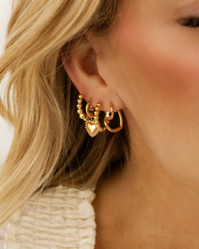 gouden oorbellen mix