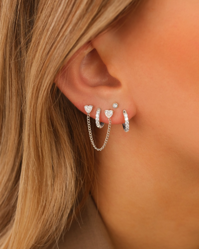 Earparty met steentjes