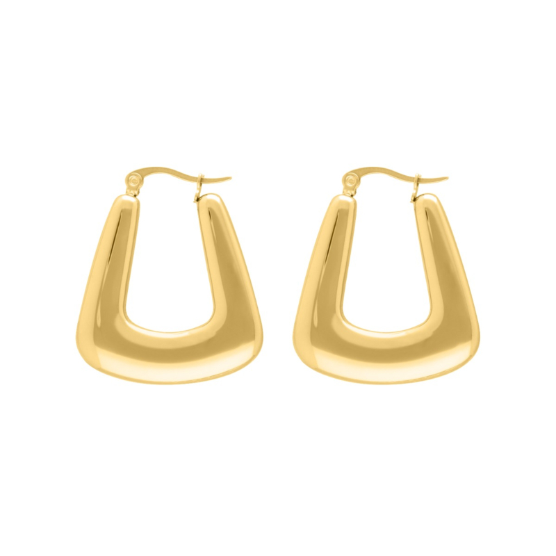Edge hoops goudkleurig
