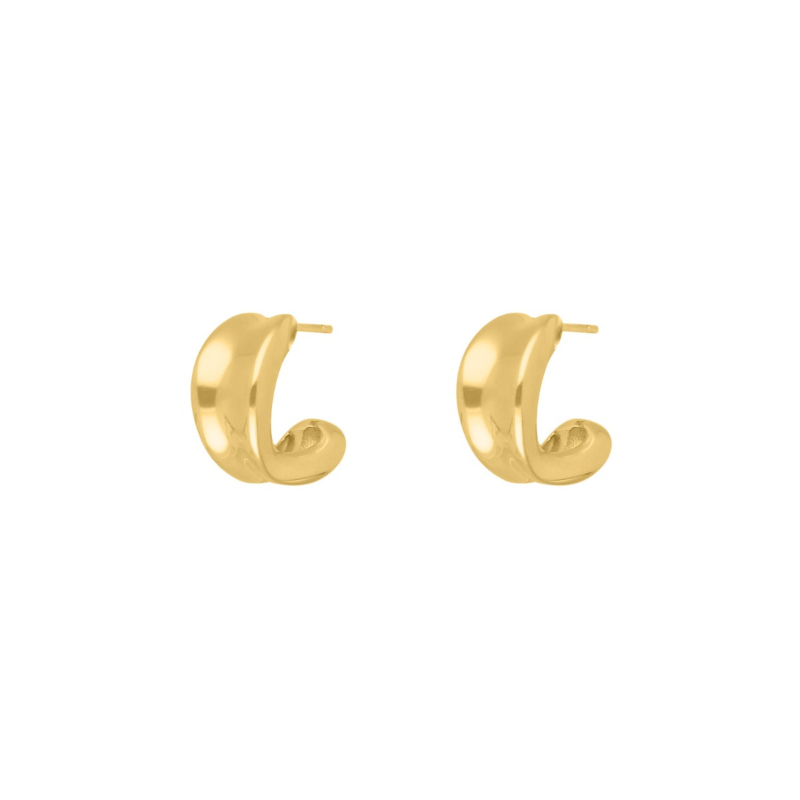 Chunky hoops goud