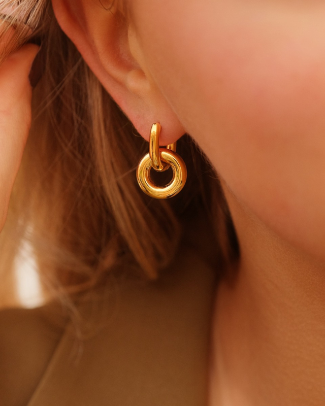 Oorringetjes goudkleurig