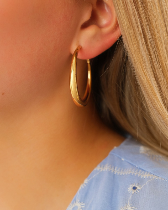 Classic hoops goudkleurig