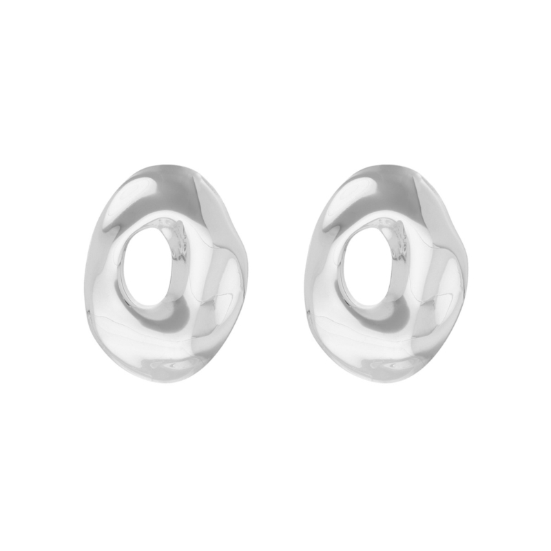 Grote ovale oorbellen