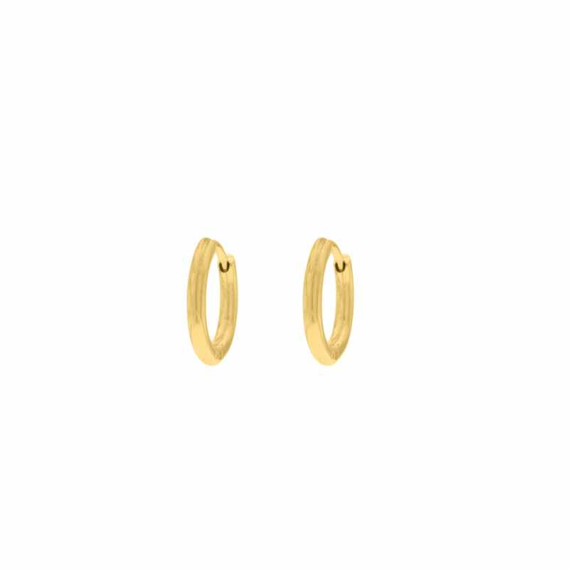 Minimalistische oorringetjes goud