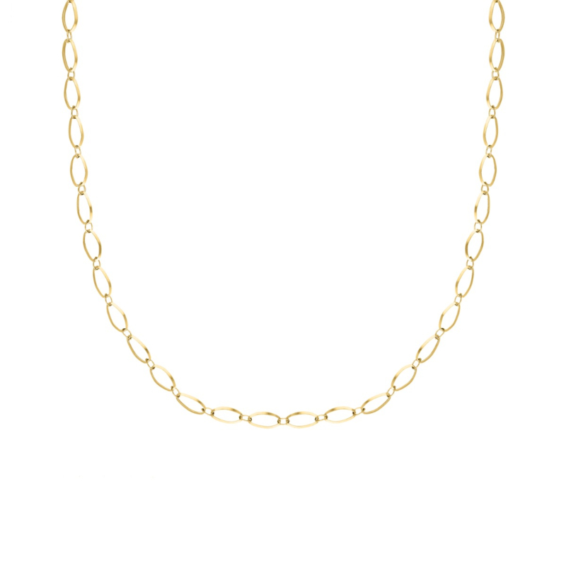Lange chain ketting goudkleurig