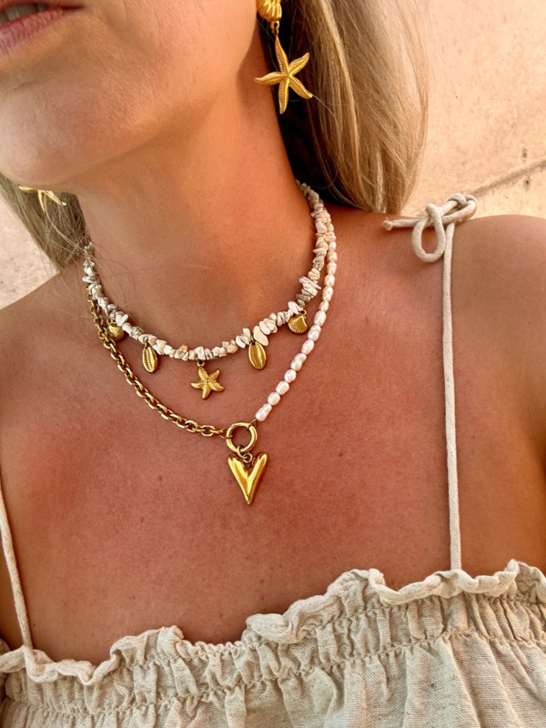 Gouden necklace party