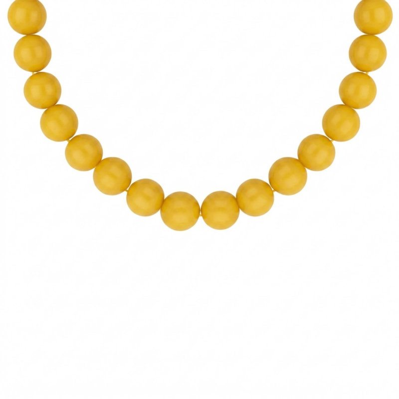 Kralen ketting yellow