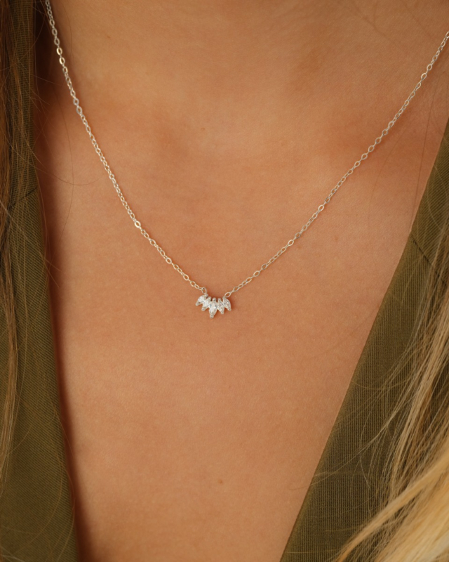 Ketting sparkle zilver