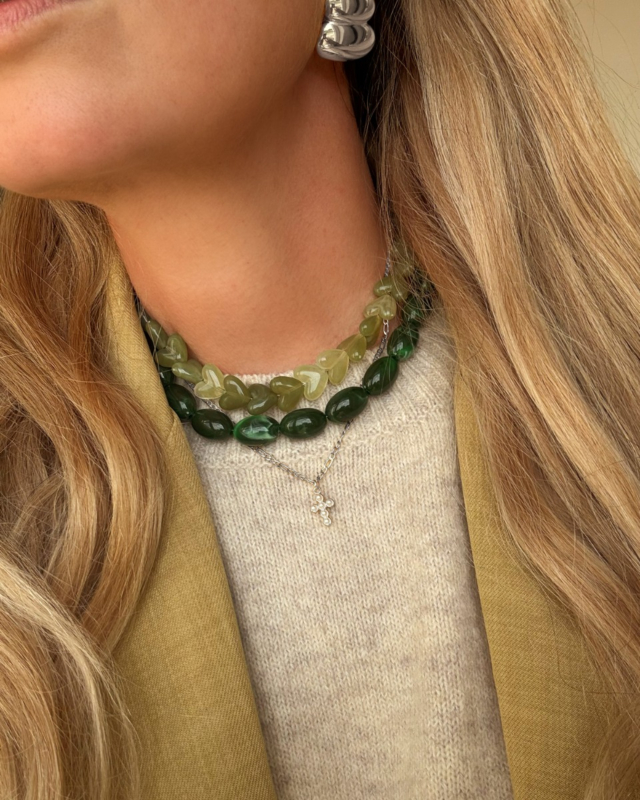 Zilveren kettingen mix