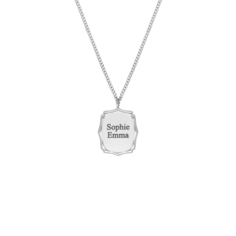 Graveerbare atelier ketting zilver