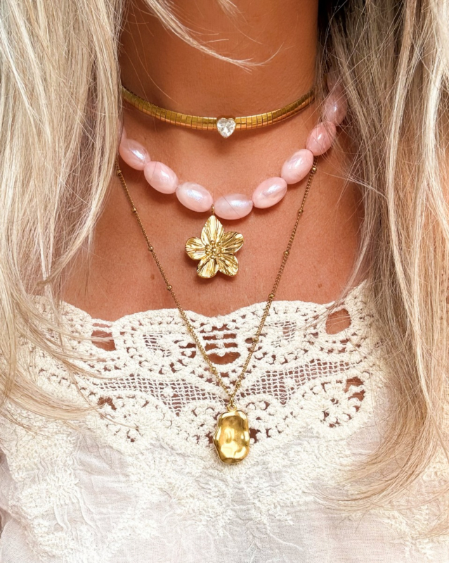 Gouden necklaceparty