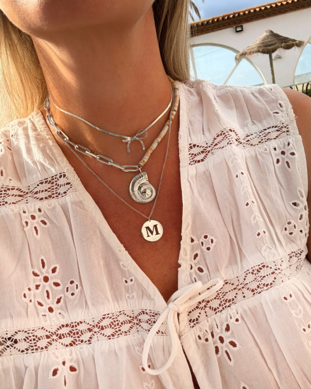 Zilveren kettingen mix zomer