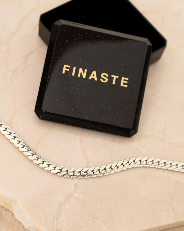 Zilveren ketting vintage chain