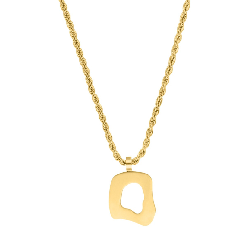 Ketting met hanger statement goud