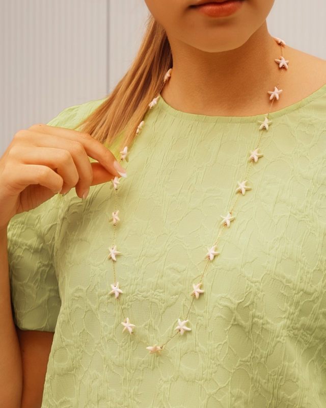 Zeester ketting goud