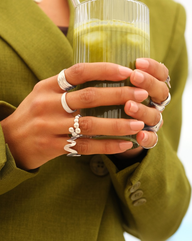 Ringparty zilver met ring uit advent