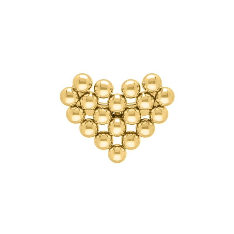 Gouden ring hartje