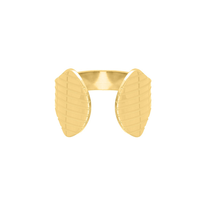 Ring striped goud