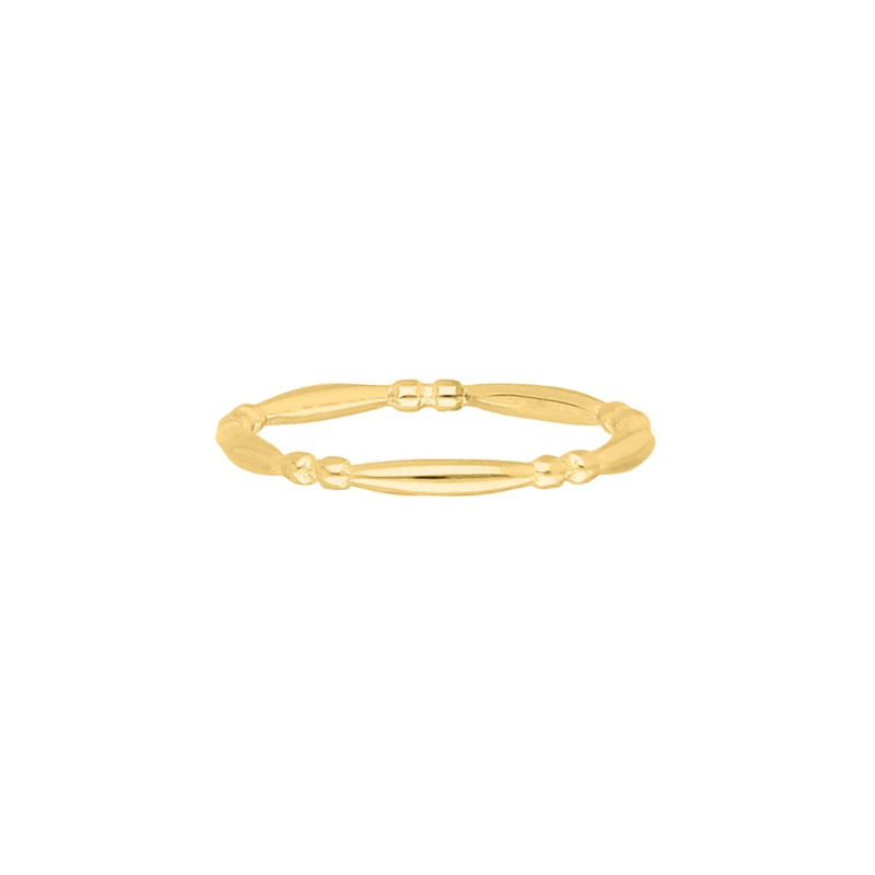 Minimalistische vintage ring goudkleurig